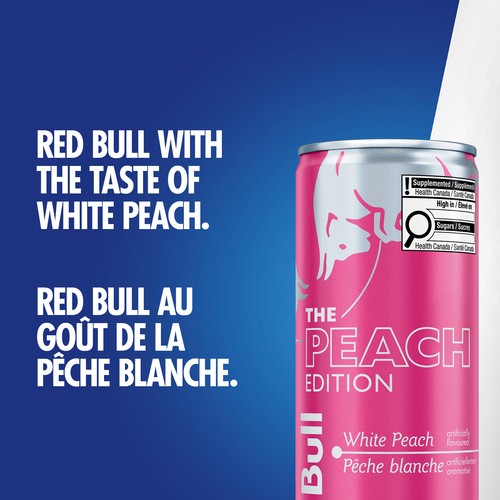 Red Bull Energy Drink The Peach Edition White Peach 473 ml (can)