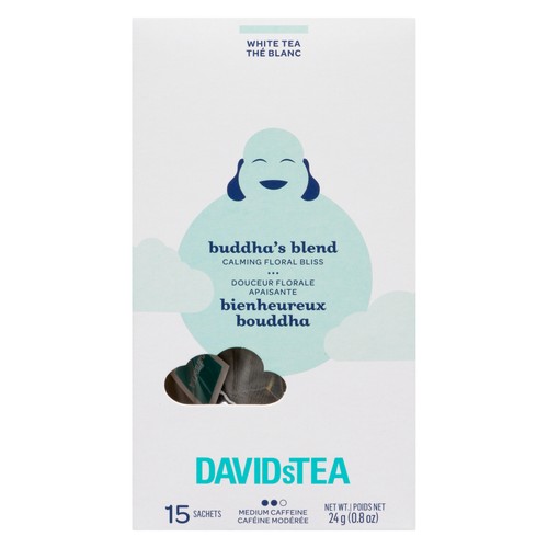 Davids Tea White Tea Buddha's Blend 15 Sachets 24 g