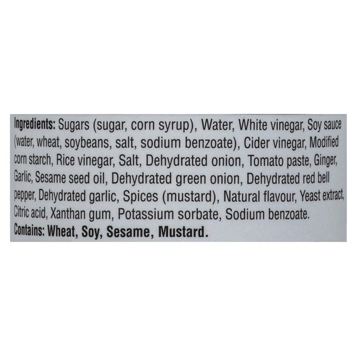 Subway Sauce Sweet Onion Teriyaki 473 ml