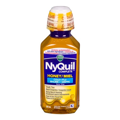 Vicks Nyquil Complete Cold And Flu Relief Honey 354 ml