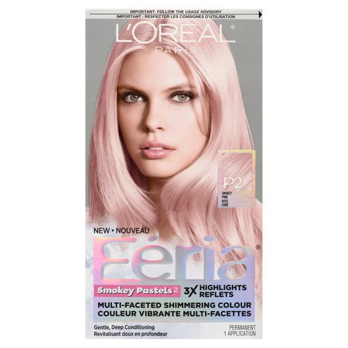 L'Oréal Feria Hair Color P2 Pastel Pink 1 EA