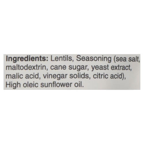Three Farmers Lentil Roasted Sea Salt & Vinegar 140 g