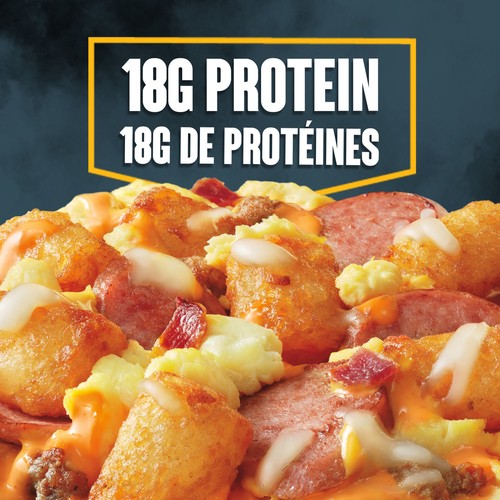 Crave Frozen Entres Double Sausage & Bacon Loaded Tots 255 g