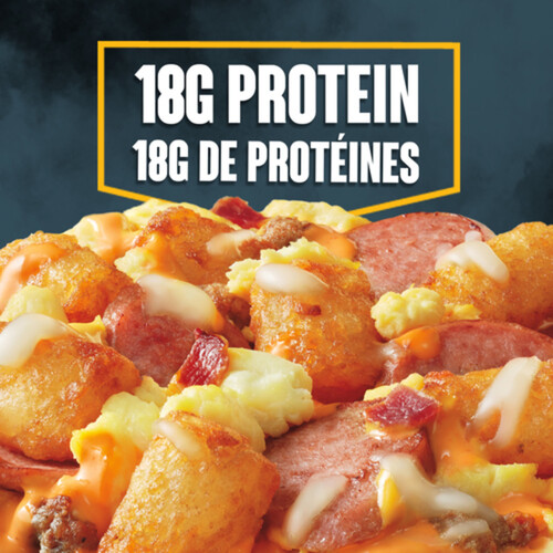 CRAVE Frozen Breakfast Double Sausage & Bacon Tots 255 g