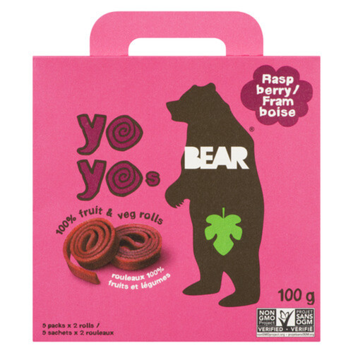 Bear Fruit Rolls Raspberry 100 g