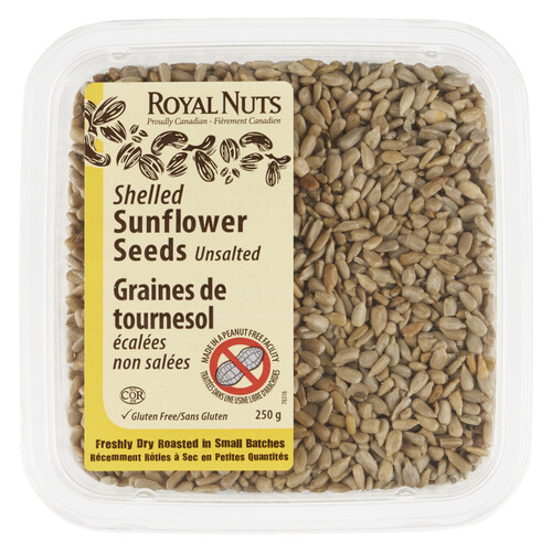 Royal Nuts Gluten-Free Shelled Sunflower Seeds Unsalted 250 g