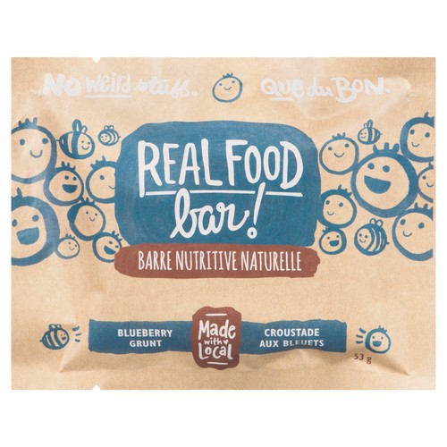 Made With Local Real Fruit Bar Blueberry Grunt 53 g