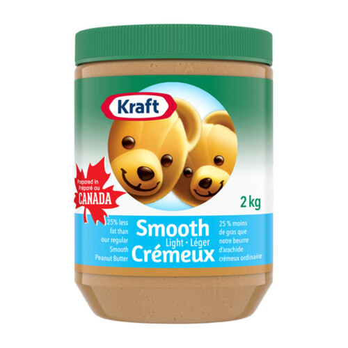 Kraft Light Peanut Butter Smooth 2 kg