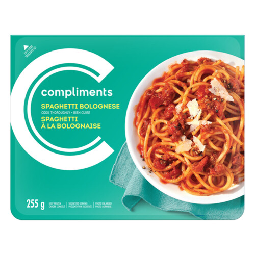 Compliments Spaghetti Bolognese Frozen Entree 255 g