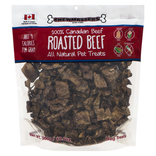 Chewmasters Dog Treats Roasted Beef 300 g