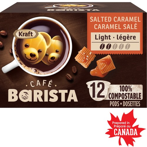 Kraft Cafe Barista Coffee Pods Salted Caramel 12 K-Cups 120 g