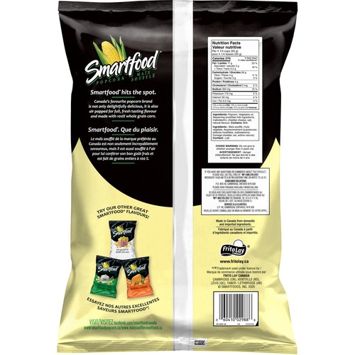 Smartfood Seasoned Popcorn White Cheddar 200 g