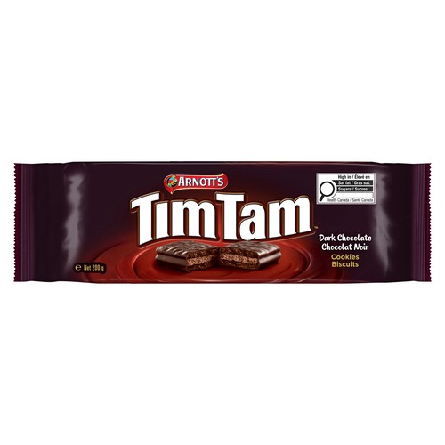 Arnott's Tim Tam Cookies Dark Chocolate 200 g