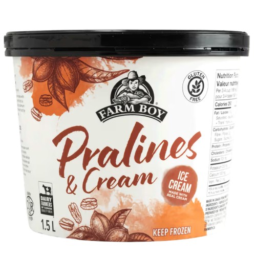 Farm Boy Ice Cream Pralines & Cream 1.5 L