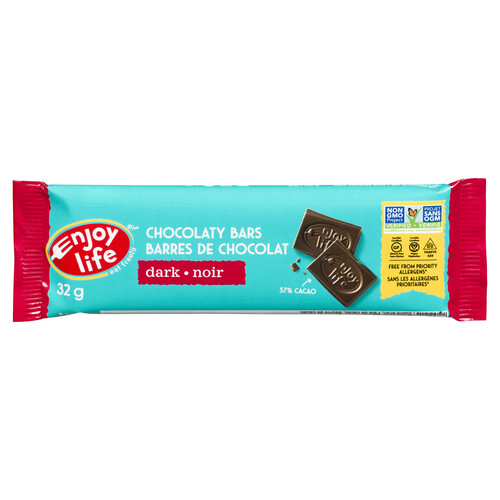 Enjoy Life Gluten-Free Chocolaty Bars Dark 32 g