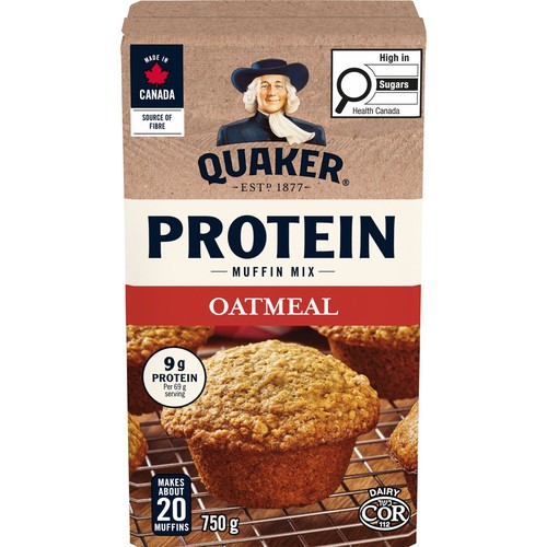 Quaker Muffin Mix Protein Oatmeal 750 g