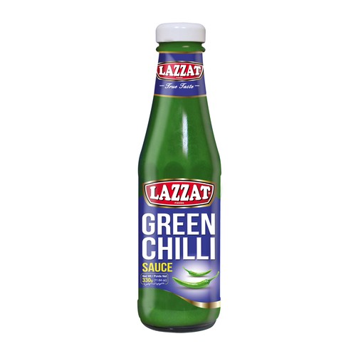 Lazzat  Sauce Green Chilli 330 g