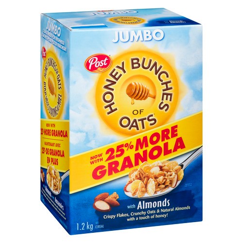Post Jumbo Honey Bunches Of Oats With Almonds 1.2 kg