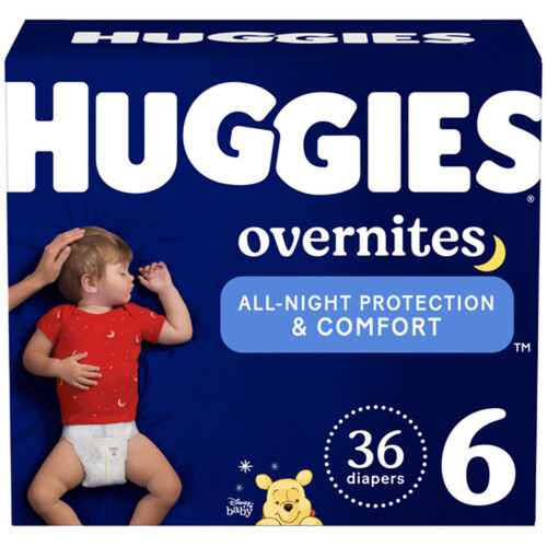 Huggies Overnites Diapers Size 6 36 Count