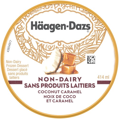 Häagen-Dazs Non-Dairy Frozen Dessert Coconut Caramel 414 ml