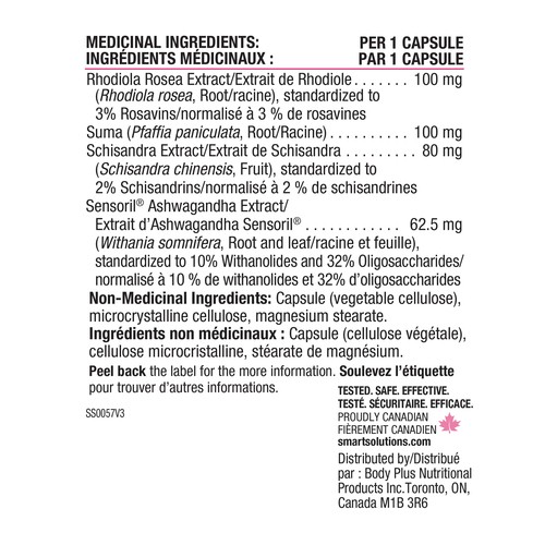 Lorna Vanderhaeghe Adrenasmart Vegetarian Capsules 90 Count