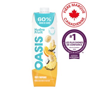 Oasis HydraFruit Breuvage de fruits tropicaux 960 ml