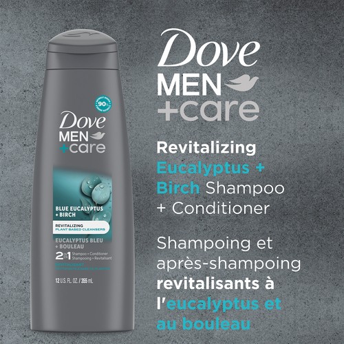 Dove Men+Care 2 In 1 Shampoo & Conditioner Eucalyptus & Birch 355 ml