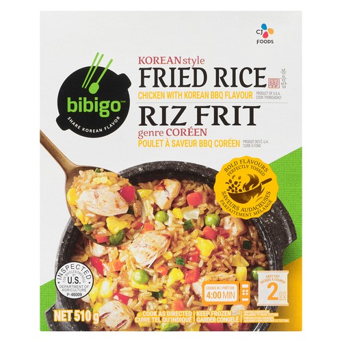 Bibigo Frozen Korean Style Fried Rice Chicken With Korean BBQ 510 g