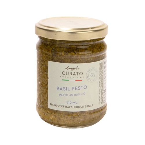 Longo's Curato Pesto Sauce Basil 212 ml