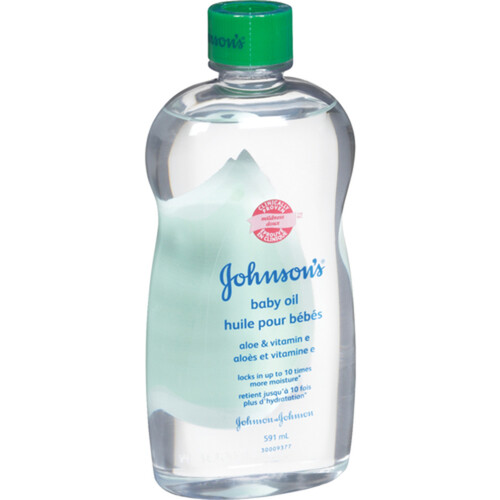 Johnson & Johnson Aloe Vera & Vitamin E Baby Oil 591 ml