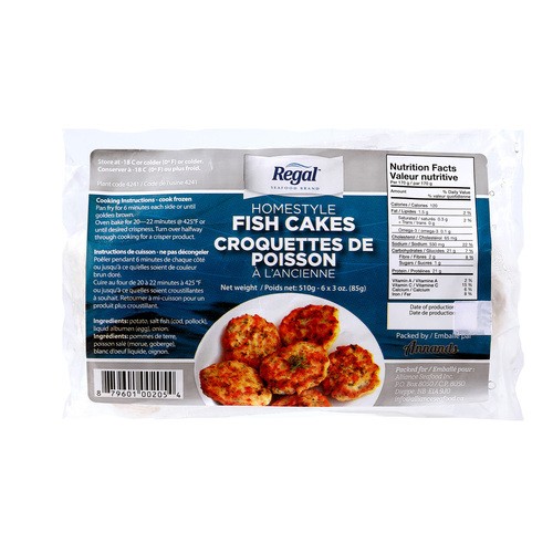 Regal Frozen Homestyle Fish Cakes 510 g