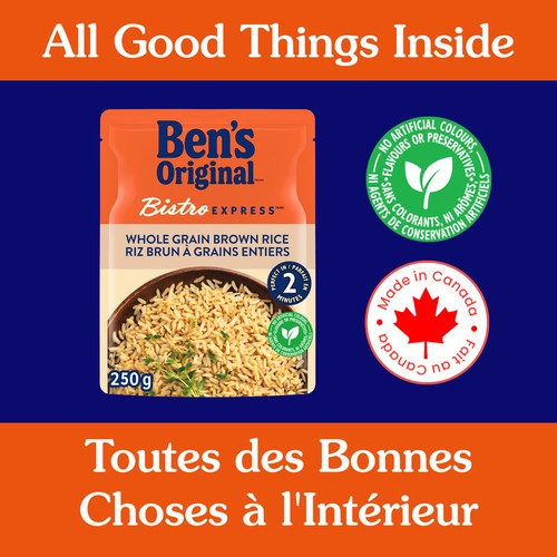 Ben's Original Bistro Express Brown Rice Side Dish Whole Grain 250 g