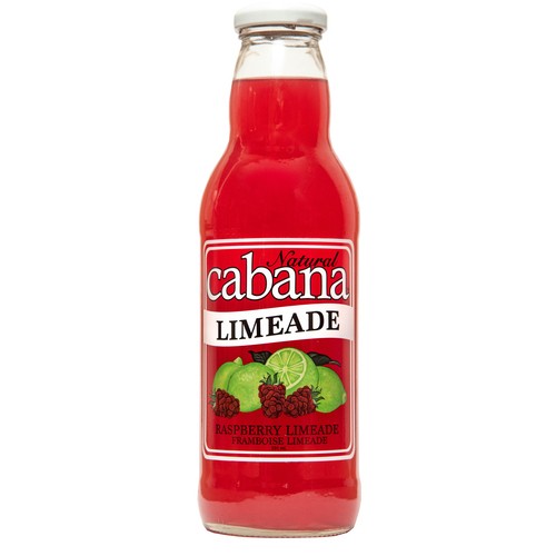 Natural Cabana Limeade Raspberry 591 ml (bottle)