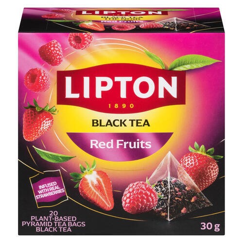 Lipton Black Tea Red Fruits Pyramid Bag 20 Tea Bags