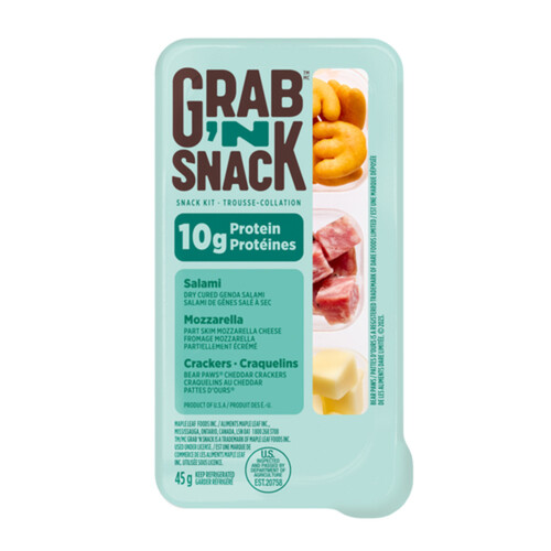 Grab'N Snack Snack Kit Salami And Mozzarella Cheese 45 g