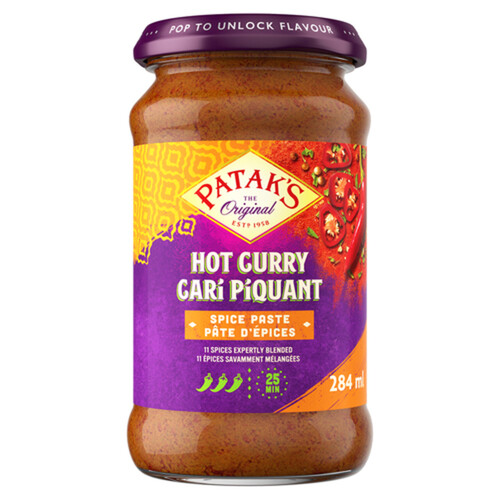 Patak's Curry Paste Extra Hot 284 ml