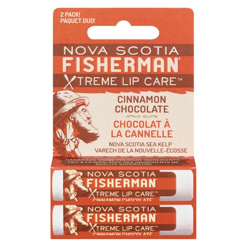 Nova Scotia Fisherman Cinnamon Chocolate Double Pack Lip Balm 2 EA