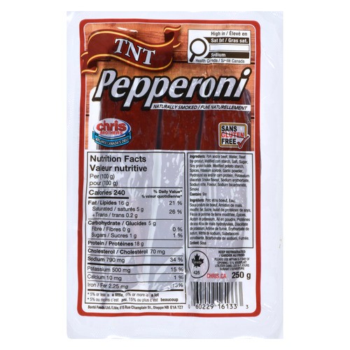 Chris Brothers Pepperoni TNT 250 g