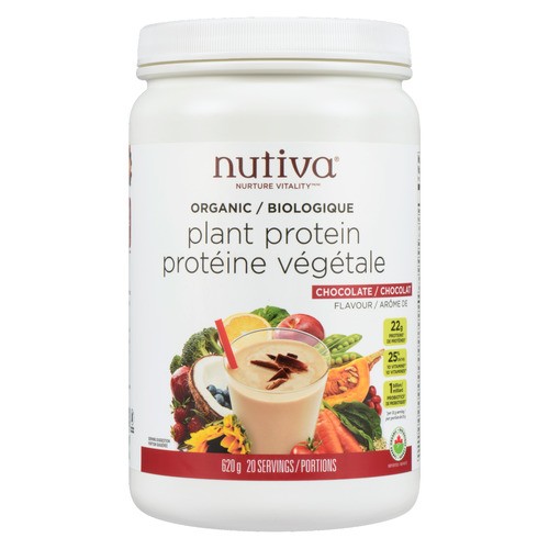 Nutiva Organic Plant Based Protein Chocolate 620 g