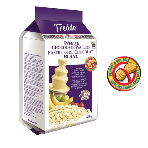 Freddo Chocolate Wafers White Fondue 500 g