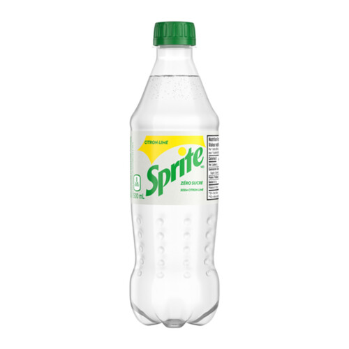 Sprite Zero Sugar Soft Drink 500 ml (bottle)