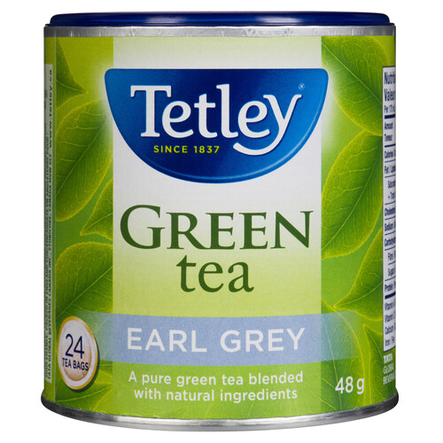 Tetley Earl Grey Green Tea 24 EA
