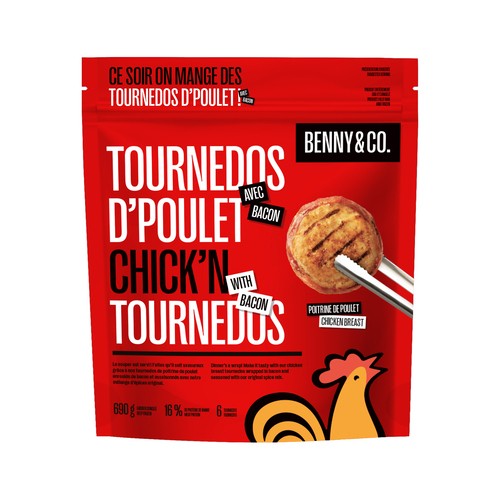 Benny&Co. Frozen Chicken Tournedos With Bacon 690 g