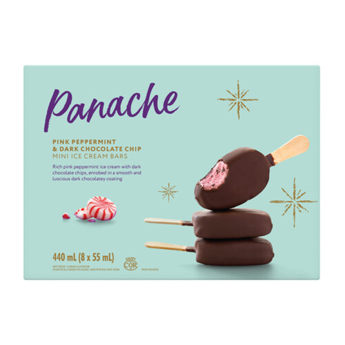 Panache Ice Cream Bars Pink Peppermint 440 ml