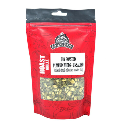 Farm Boy Pumpkin Seeds Dry Roasted Unsalted 175 g