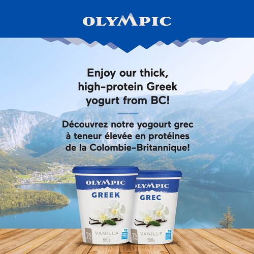 Olympic 2% Greek Yogurt Vanilla 650 g