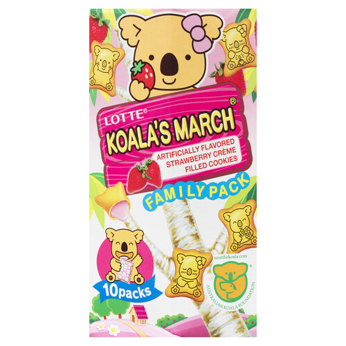 Koala's March Filled Cookies Strawberry 195 g