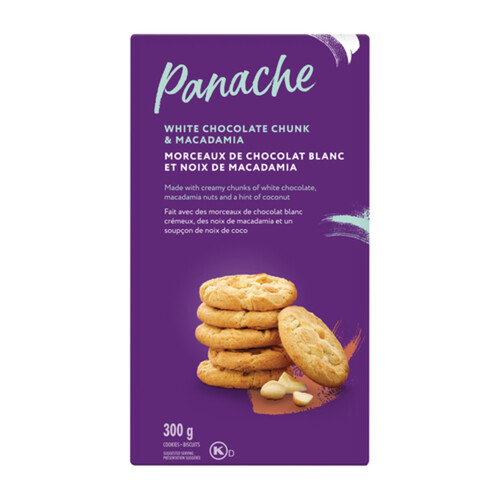 Panache Cookies White Chocolate Chunk & Macadamia 300 g