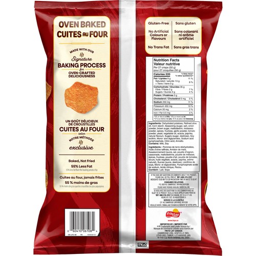 Lay's Oven Potato Chips Baked Bar-B-Q Flavoured 177 g