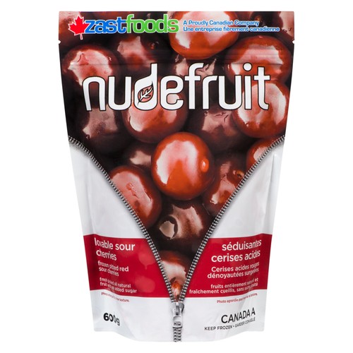 Nudefruit Frozen Fruit Loveable Sour Cherries 600 g